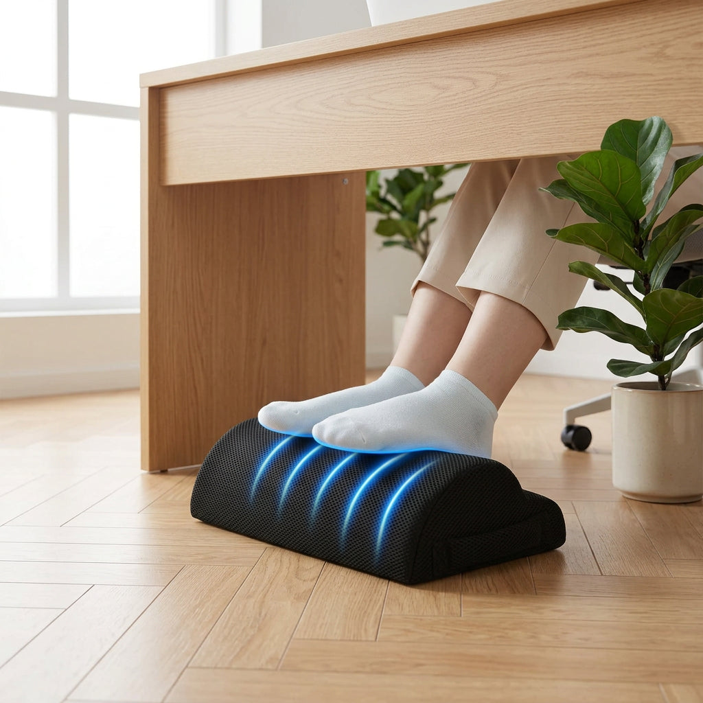 Repose-pieds ergonomique – mémoire de forme